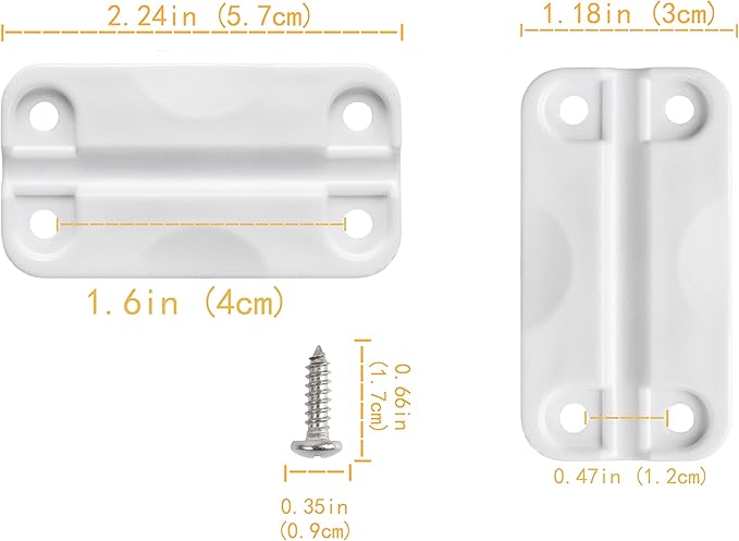 LBB-Parts Cooler Hinges for Igloo Ice Chest, Cooler Replacement Hinge Parts,Set of 3