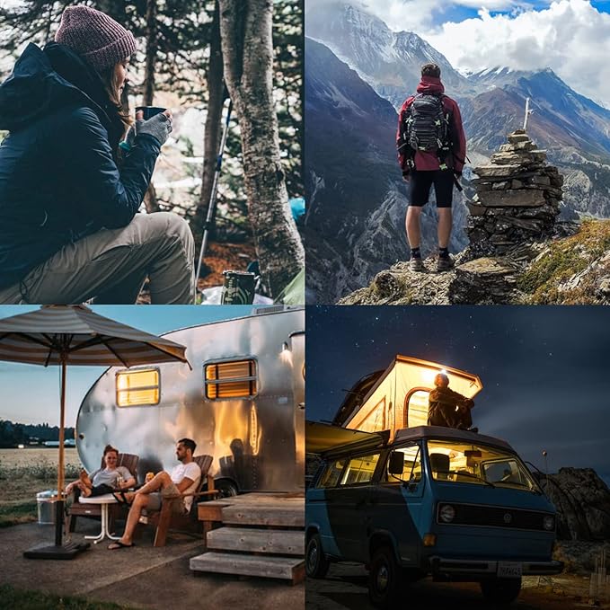 ROCK CLOUD Packable Camping Blanket Ultralight Outdoor Blankets Stadium for Hiking Camp Travel Outside Sports, Navy