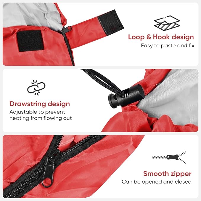 OBTANIM Sleeping Bags Portable Waterproof Camping Sleeping Bag for Adults Kids 4 Seasons Cold Weather or Warm Backpacking Hiking Mountaineering Indoor Outdoor Use