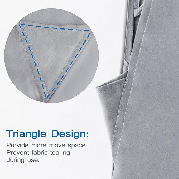 Sleeping Bag Liners with 2 Way Zipper, Adult Sleep Sack Travel Sheets for Hotel/Hostels/Business Trips, Lightweight Single Camping Sheet Sleep Bag Liner Warm & Cold Weather, Gray