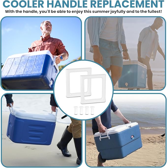 Cooler Handle Replacement for Coleman Xtreme Cooler, Two-Way Handle Part Compatible Model 3000005306, R5286b120g