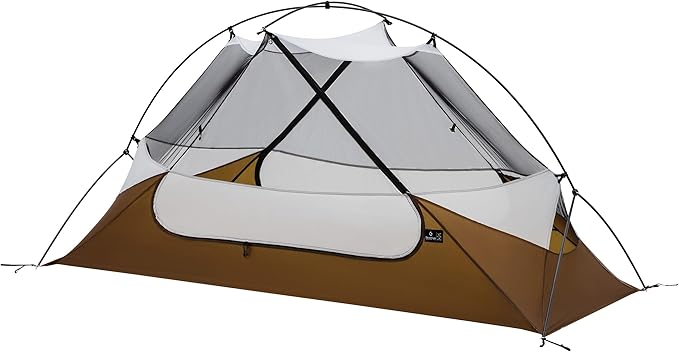 Thous Winds Camping Tent, 1 Person Lightweight Tent for Backpacking, Ultralight Easy Setup Waterproof Camping Tent, for Outdoor Trekking Mountaineering