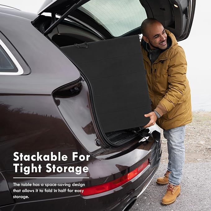 6ft Table, Foldable Table with Foldable, Easy to Carry, for Family Gatherings, Outdoor Gatherings, Indoor