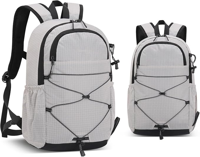 Travel Backpack, Lightweight Hiking Daypack with Anti Theft Zippers and Safety Whistle for Outdoor Commute Weekend Getaway (20L and Below)