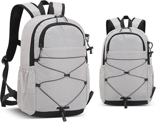 Travel Backpack, Lightweight Hiking Daypack with Anti Theft Zippers and Safety Whistle for Outdoor Commute Weekend Getaway (20L and Below)