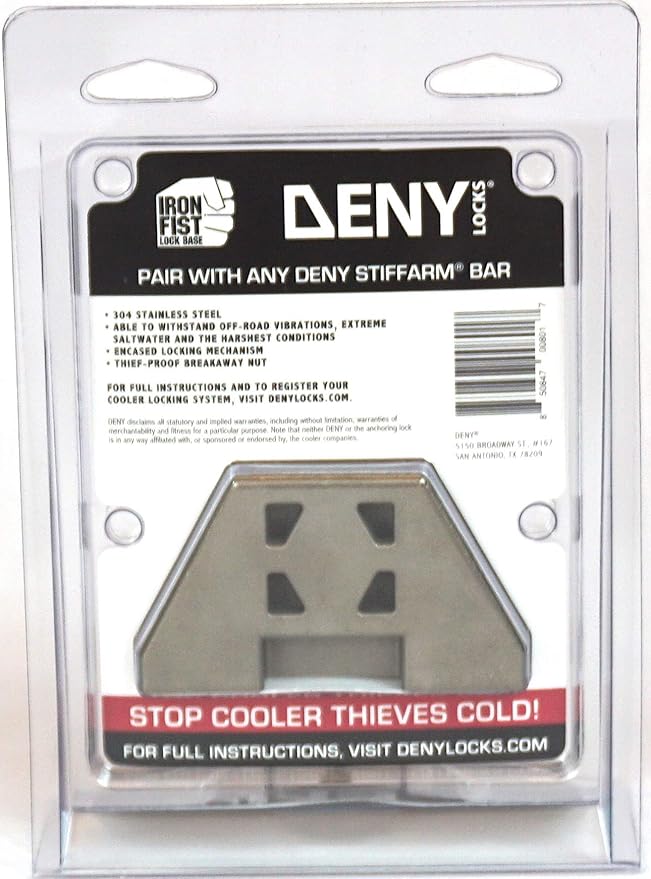 DENY Ironfist Cooler Security Lock Base