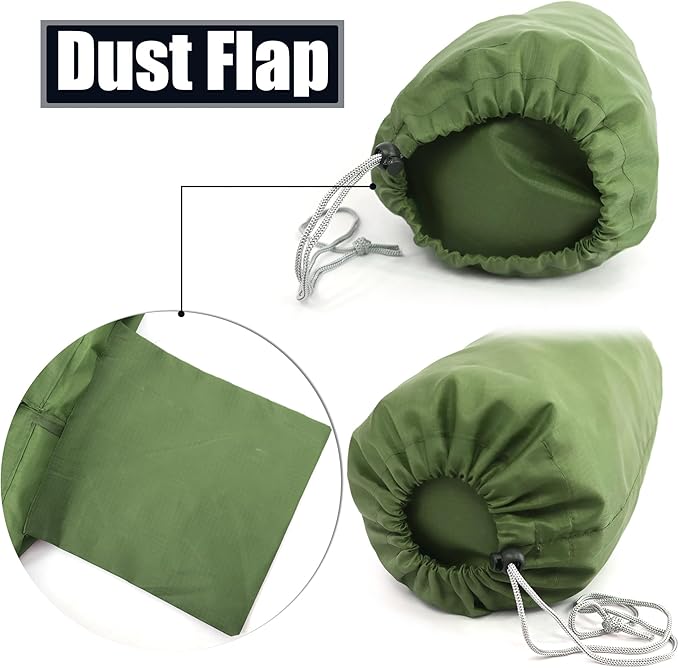 BeeGreen Ditty-Stuff-Cinch-for-Backpacking 5 Pack Small Drawstring Backpack with Dust Flap Compression Sack Cinch Foldable Lightweight