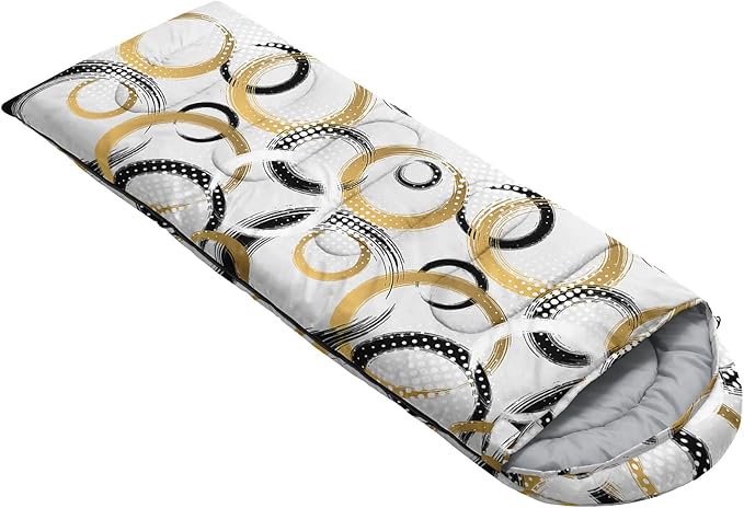 Kids Sleeping Bag for Boys Girls,Bohemian Cowboy Print-Lightweight Warm Portable Outdoor Indoor-Waterproof Cold Weather Resistant Sleeping Bag for Camping Hiking