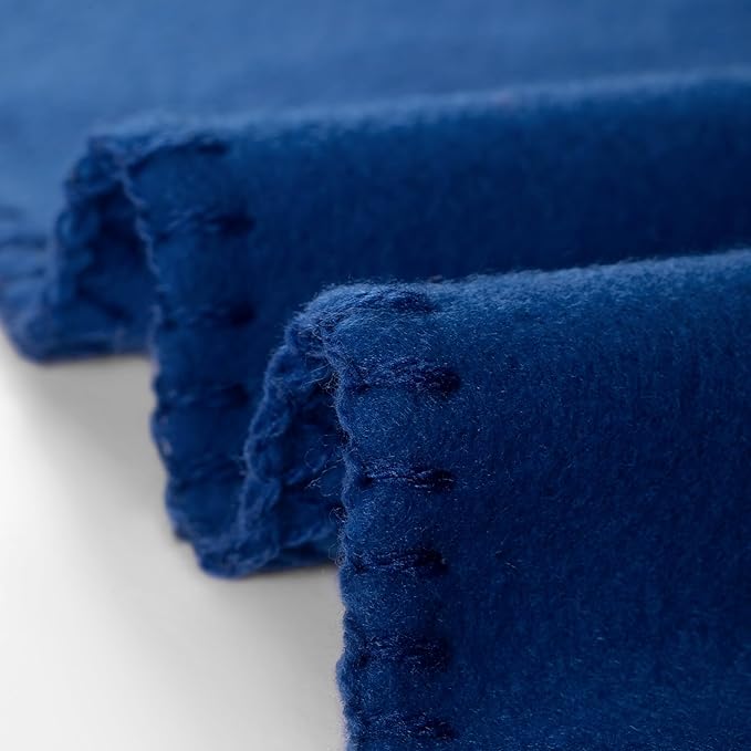 CAI TENG Fleece Throw Blanket Bulk 6 Pack Blankets Soft Lightweight Kids Cozy Polar Fleece Blanket 50 x 60 Solid Pet-Friendly Deco Bed Sofa Couch Fleece Fabric Travel Wedding Gift Outdoor Aqua Blue
