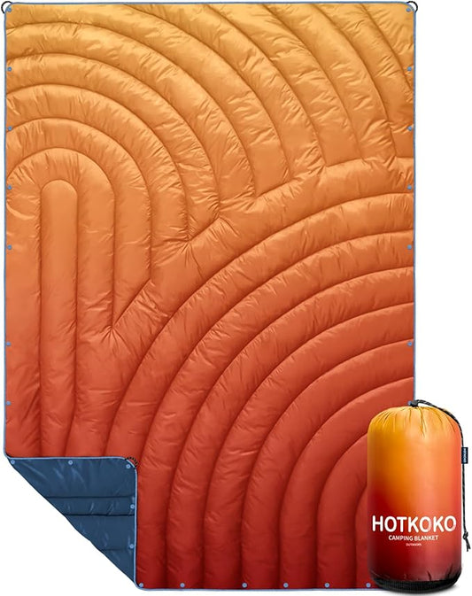 Camping Blanket,Puffy Lightweight Packable Camping Blanket forOutdoor,Camping,Traveling, Stadium, Hiking, Picnics