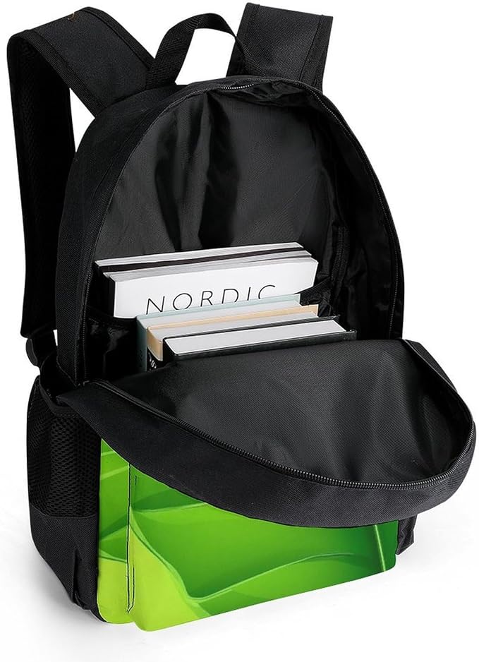 Rucksacks Lightweight Multipurpose Anti-Theft Green Leaf Frog Shoulder Bag Big Capacity Traveling Camping Backpack With Side Pockets