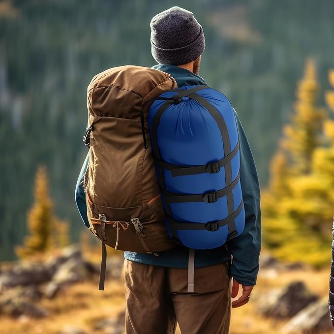Compression Sack for Sleeping Bag Store Ultralight Sleeping Bag Compression Stuff Sack 15l 25l Space Saving Gear for Travel Camping Hiking Outdoor