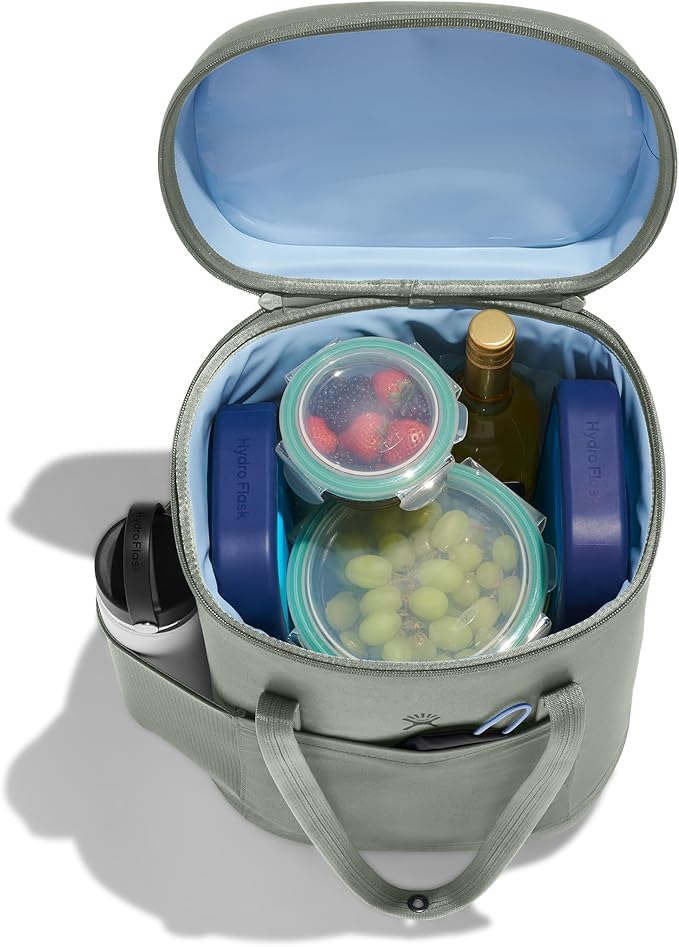 Hydro Flask Cooler Backpack - Insulated Portable Soft Cooler - 20 L Capacity in Botanical Bliss Green