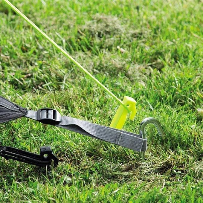 9 Inch Tent Stakes, Tent Stakes Metal, Heavy Duty Tarp Camping Stakes, Metal Stakes for Inflatables Outdoor Decorations, 40 Pack
