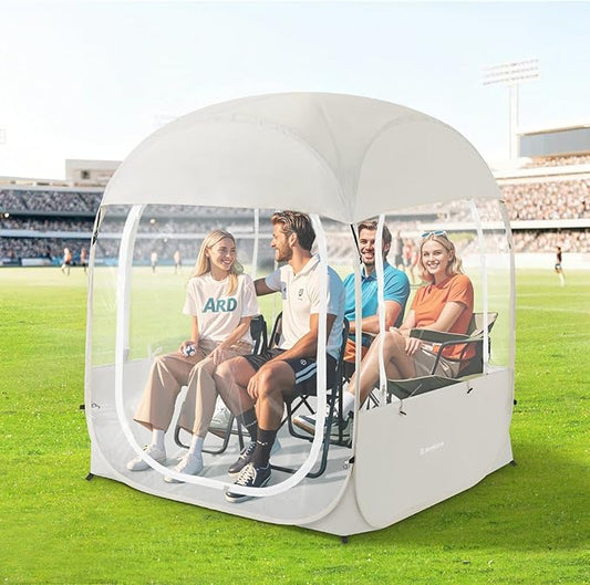 Sports Tent, Portable & Foldable Pop Up Tents Shelter with Carry Bag, Instant Weather Proof Clear View Bubble Tent for Fishing, Camping, Watching Sports Events