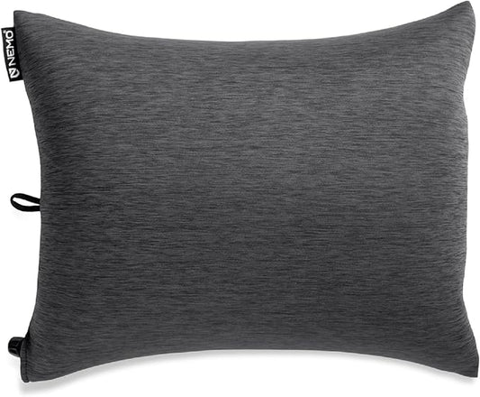 NEMO Equipment Fillo King Luxury Camping Pillow - Black Pearl/Birch Bud - One Size