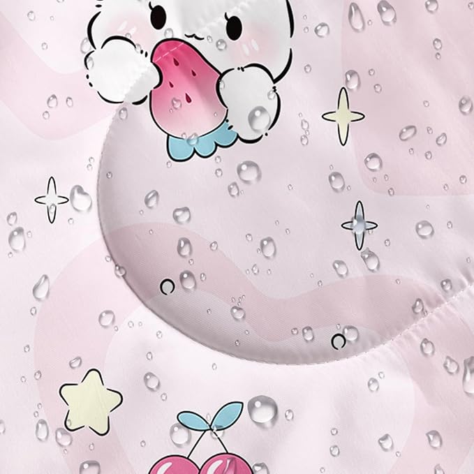 AILONEN Kawaii Puppy Sleeping Bag for Kids Boys Girls,Warm and Cool Weather,Lightweight,Waterproof Backpacking,Cartoon Cute Dog & Duck Animal Themed Blue Sleeping Bag for Camping