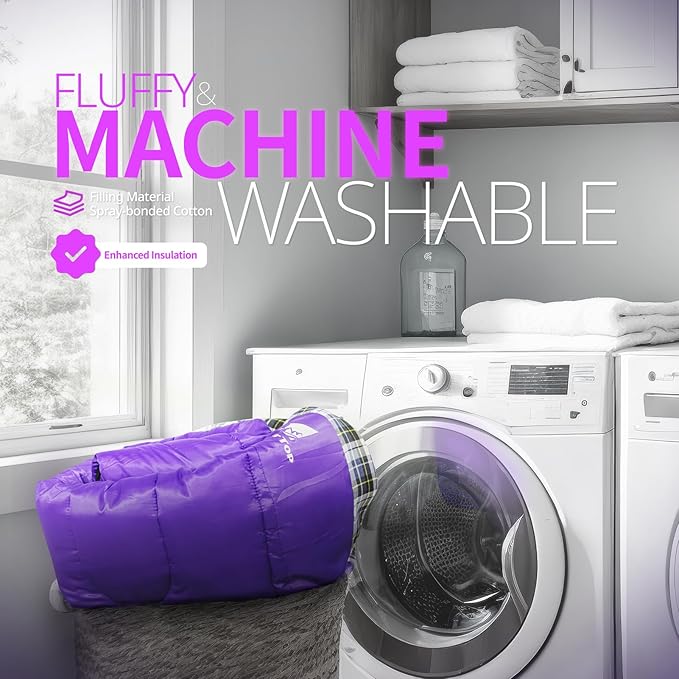 GEERTOP Flannel Sleeping Bags for Adults Big & Tall People Portable Cold Weather Envelope XXL All Seasons Camping Sleeping Bag