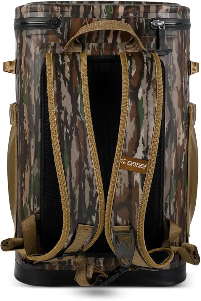 Yukon Outfitters Hatchie Backpack Cooler, 54-Liter Durable Insulated Cargo-Ready Outdoor Hiking Watersports Meals & Beverages Daypack Cooler w/Airtight Zippers, Padded Straps & Carry Handle