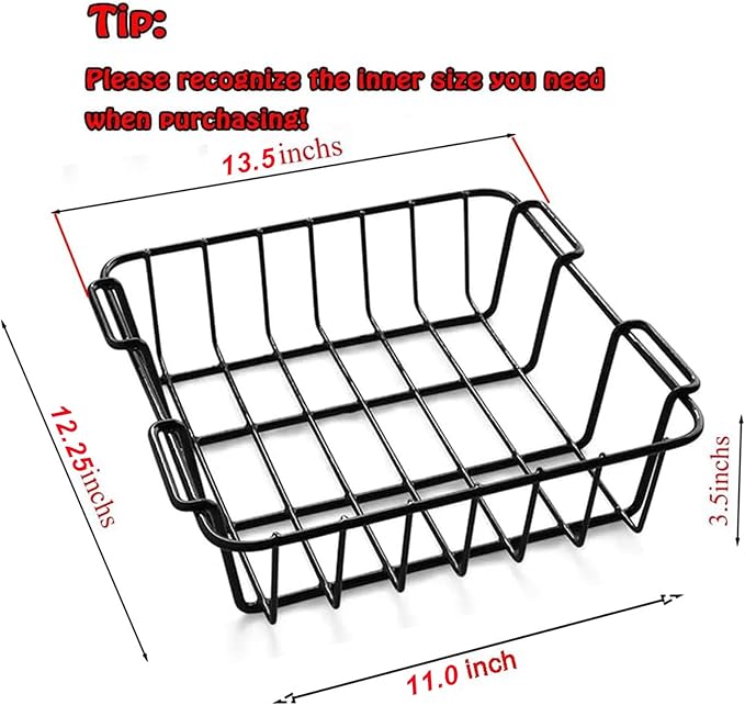 Cooler Basket for RTIC 65 Qt, Dry-Goods Basket Compatible with RTIC 65 Cooler Dividers and RTIC Cooler Accessories (13.5")