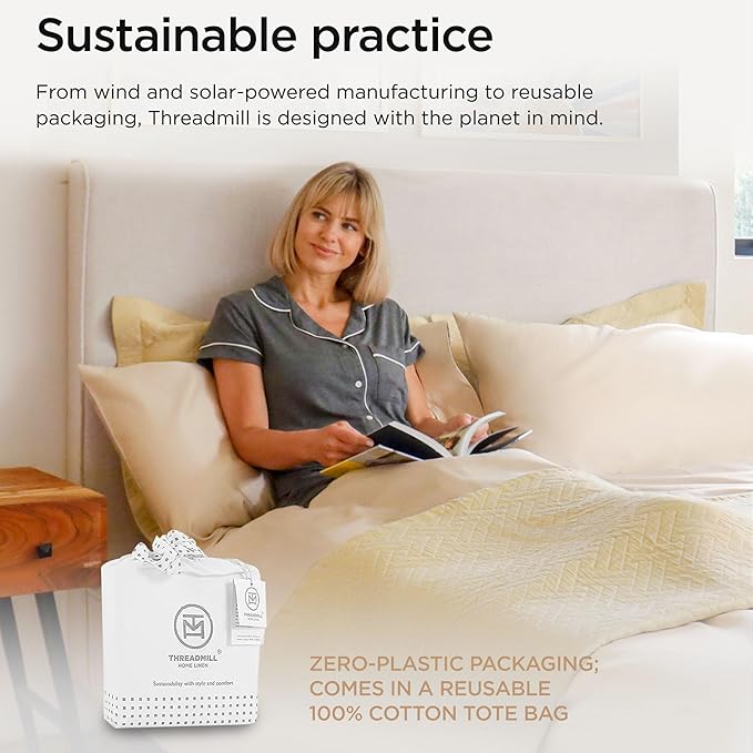 Threadmill Luxury Cotton Blankets for Queen Size Bed | All-Season 100% Cotton Queen Size Blanket |Criss Cross Jacquard Cozy Lightweight, Soft Breathable Coverlet fits Full Size Bed 90x92|Vanilla Cream