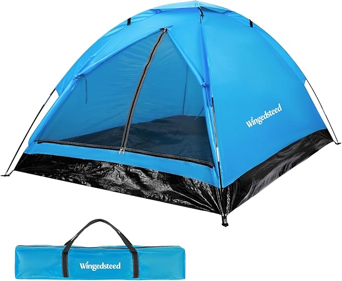 1-2 one Person Two Persons Small Camping Tents for Hiking with rainfly, Esay Set up Dome Tent with Carrying Bag,Basic Portable Camping Small Tents for Backpacking