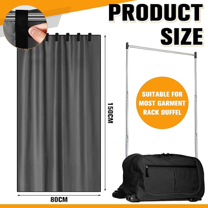 Privacy Curtain for Dance Bag Suitcase Portable Changing Room Privacy Curtain Without Rack Partition Screens for Dancer Backstage Accessories, Camping, Window Shades