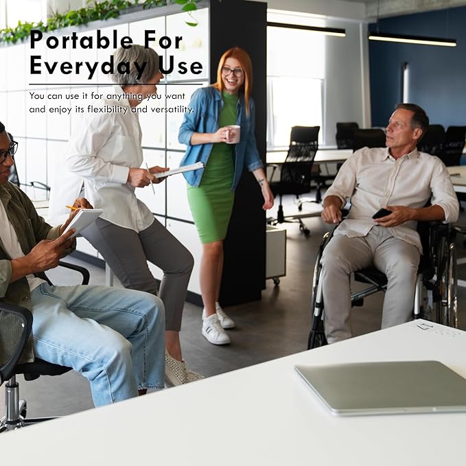 8ft Folding Table, Foldable Table with Foldable, Easy to Carry, for Family Gatherings, Outdoor Gatherings, Indoor