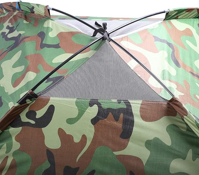 VINGLI 3-4 Person Camping Dome Tent Camouflage Outdoor Waterproof Easy Assembly, Durable Fabric Full Coverage Rain …