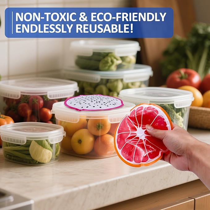 Reusable Insulated Lunch Ice Packs for Food Storage, Cooling, Meal Prep