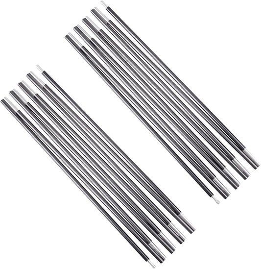 Azarxis Tent Poles Aluminum Tent Rod Replacement Camping Accessories, Multifunction Lightweight Tent Poles Repair Kit, 7001 Series Aircraft-Grade Aluminum