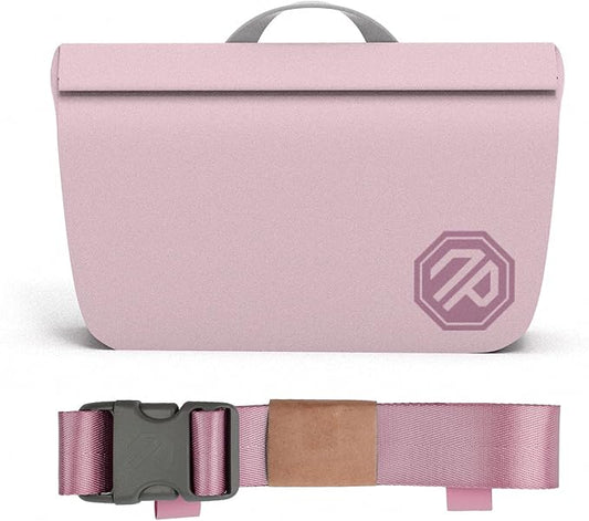 niphean IPX7 Waterproof Fanny Pack with Magnetic One-Hand Closure, Durable Waterproof Dry Bag, for Kayaking, Paddle Boarding, Beach Cruise Essentials, 2.5L Phone Pouch Dry Bags for Men Women, Pink
