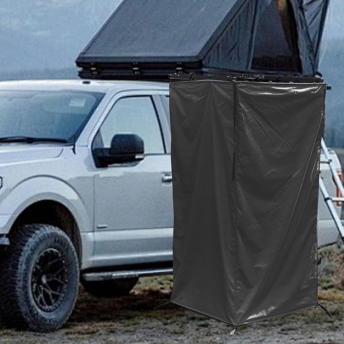 Vehicle Side Shower Tent Changing Dressing Room Hiking Outdoor Shower Room Toilet Stall for Long Road Trips Restroom SUV Van