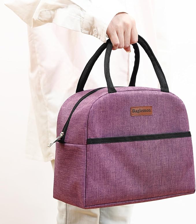 Insulated Lunch Bag for Women Men, Lunch Containers Reusable High Capacity Lunch Tote Bags for Work Picnic