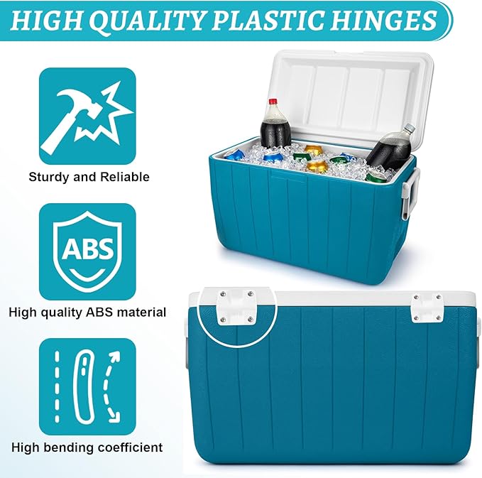 Cooler Plastic Hinges and ice Screws for Coleman Cooler Hinges Replacement