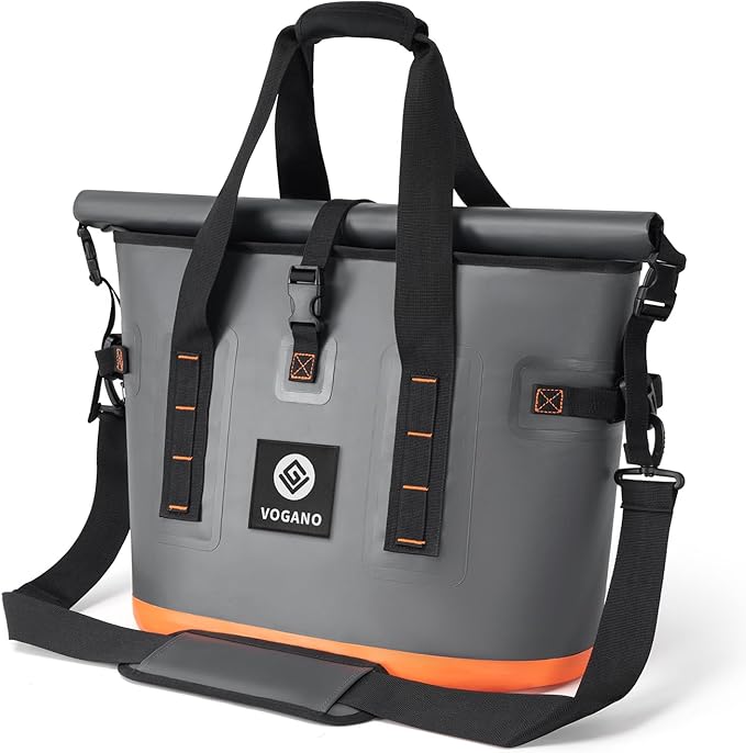 40 Can Soft Cooler Bag - Insulated Leak-Proof Large Cooler Bag with Roll-Top Waterproof Seal | Portable Ice Chest for Camping, Beach, Travel, Picnics | 12HR Cold Retention