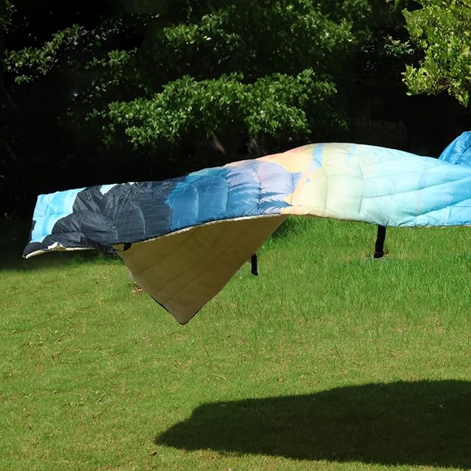 Outdoor Camping Blanket,Warm Thick Camp Blankets with Sherpa Lining Soft Fleece Camping Blanket Puffy Camping Quilt for Cold Weather Traveling, Stadium, Hiking, Picnics