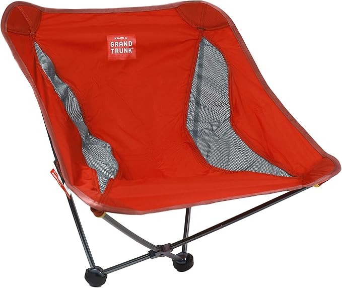 GRAND TRUNK Alite Monarch Chair – Ultra-Lightweight & Portable Rocking Camping Chair, Quick Setup, Durable Aluminum Frame for Hiking, Backpacking, Fishing & Beach (Clay Red)