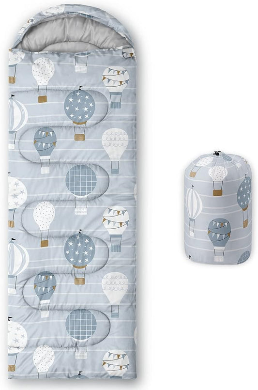 Kids Sleeping Bag for Boys and Girls,Monster Alien Print-Lightweight Warm Portable Outdoor Indoor-Waterproof Cold Weather Resistant Sleeping Bag for Camping Hiking