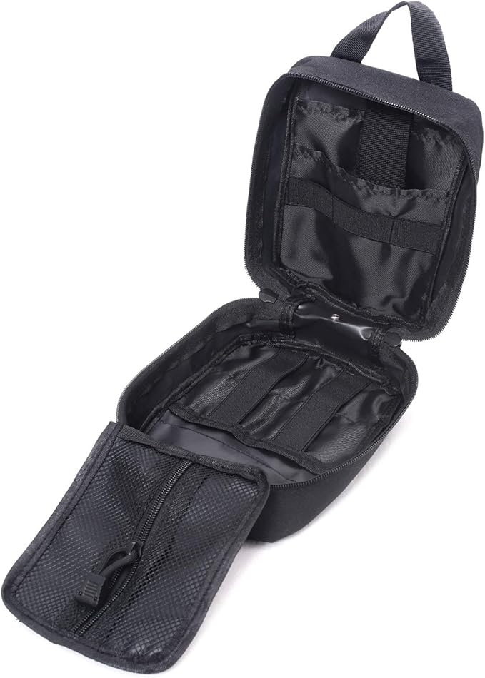 Molle Pouch, Sturdy 600D Nylon Tactical Medical Pouch,Rip-Away EMT First Aid Pouch (Bag Only)