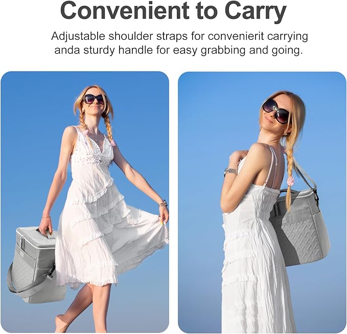 Backpack Coolers Insulated Leak Proof for Women Men, 35 Cans Large Capacity Waterproof Cooler Backpack, Soft Portable Cooler Bag for Beach Travel Camping Picnic Work