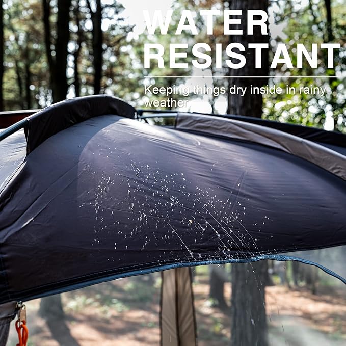 EVER ADVANCED 12' x10' Screen House Tent Netted Canopy Mesh Tents for Camping 8-10 Person Sun Shelter