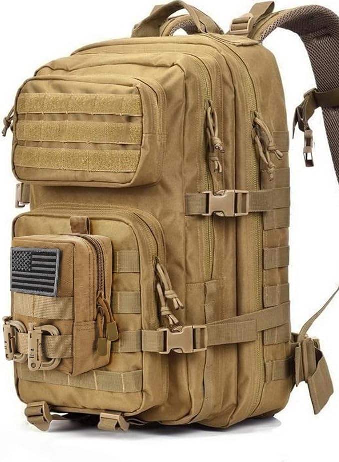 2 Pack Molle Pouches - Tactical Compact Water-Resistant EDC Pouch Bag Small Utility Pouch