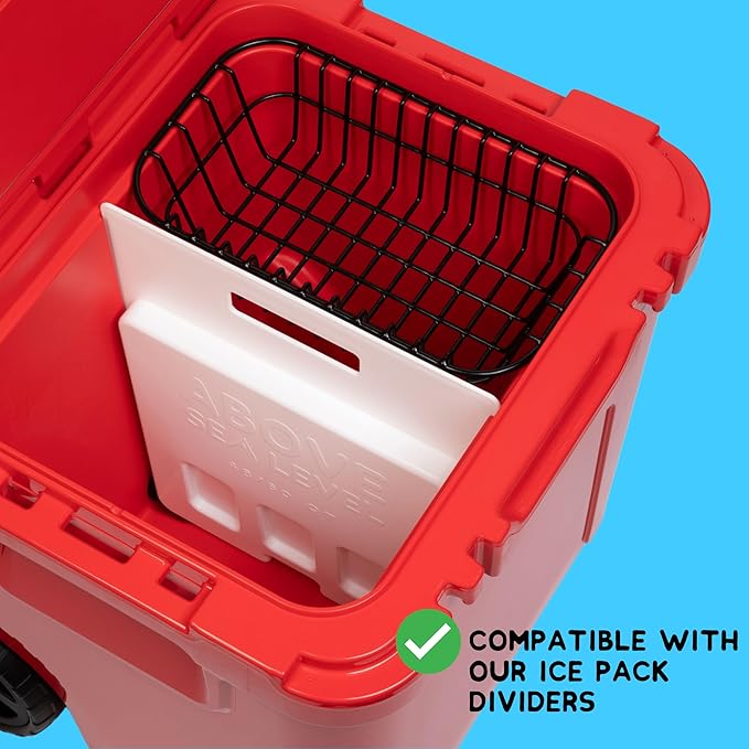 Cooler Basket for YETI Tundra Haul, YETI Roadie 48, and YETI Roadie 60 - Wire Cooler Rack for YETI Wheeled Coolers - Compatible with YETI Accessories