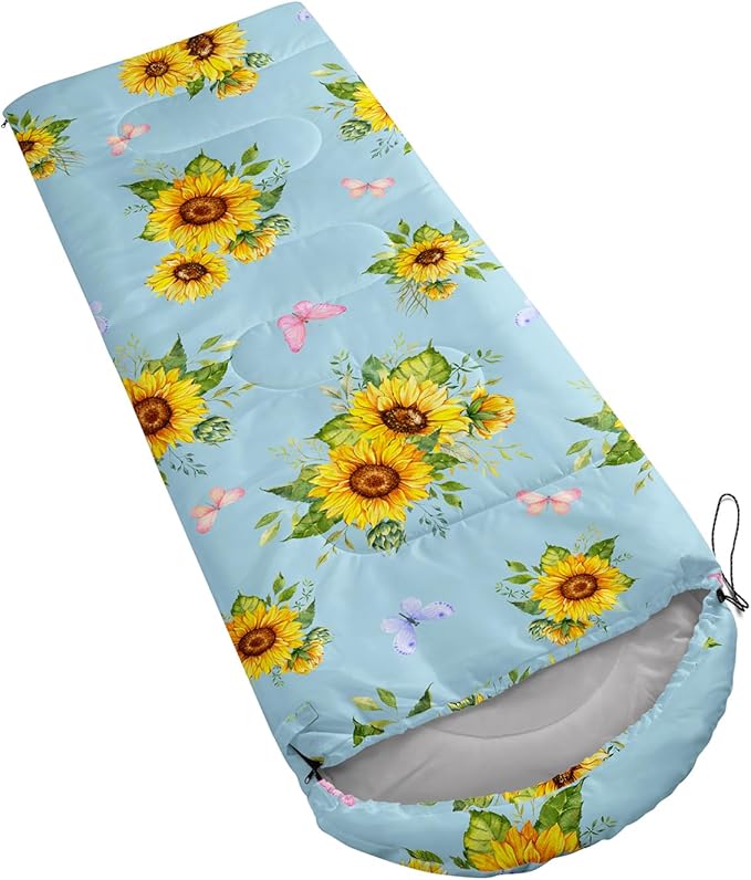 Sleeping Bags for Adults Kids,Backpacking Camping Sleeping Bag for Girls Boys Lightweight Waterproof Cold/Warm Weather Sleeping Bag for All Season