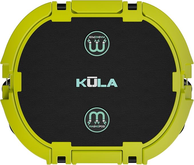KULA by Bote Hard Shell MAGNEPod Compatible Cooler Travel Handle Rubber Closure Gatorshell Construction Strong Insulation 10 Gallon Capacity Portable Fishing Seat Multiple Colors