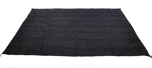 Waterproof Camping Tarp for Picnics, Tent Footprint, and Sunshade (Black-210x150CM)