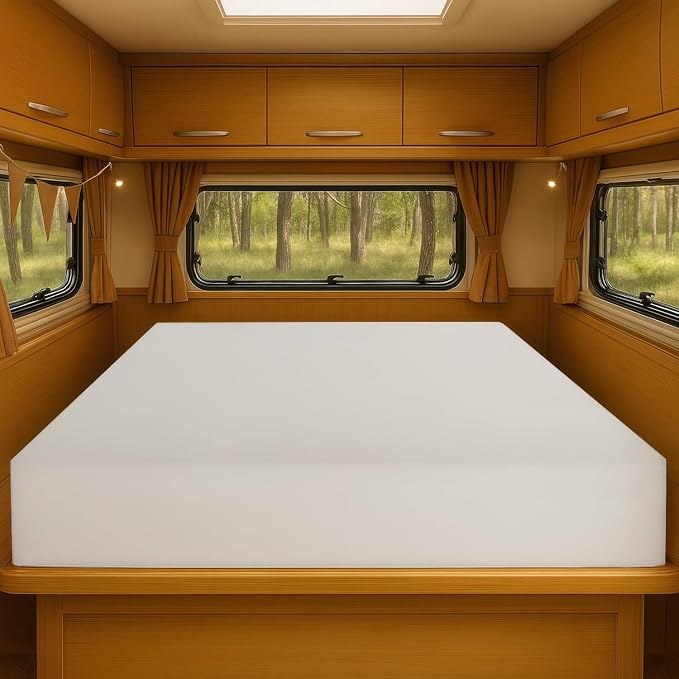 Foamma 8" x 35" x 79", Firm (No Cover), Mattress Replacement for RV Bunk, Camper, Truck & Travel Trailer, Back Support, CertiPUR-US Certified, Made in USA, Cover Not Included