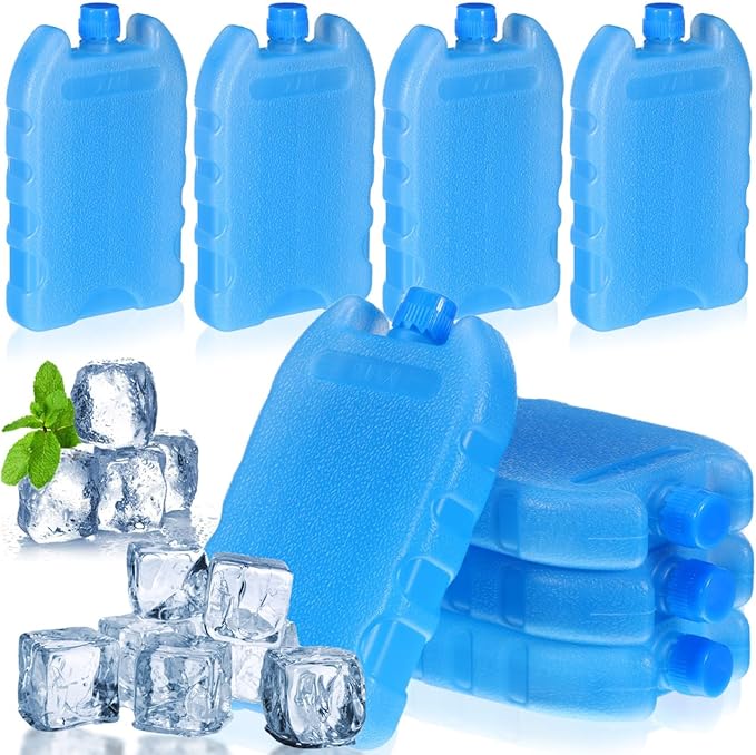 Homoyoyo Temperature Reduction Air Cooler Ice Crystal Box Pack Reusable Cold Packs for Office Home Travel