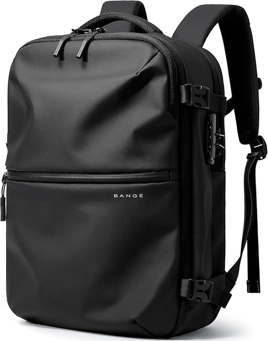 BANGE Travel Backpack for Men, Waterproof Lightweight Laptop Backpack for Business and Work, Anti Theft Rucksack for Men and Women